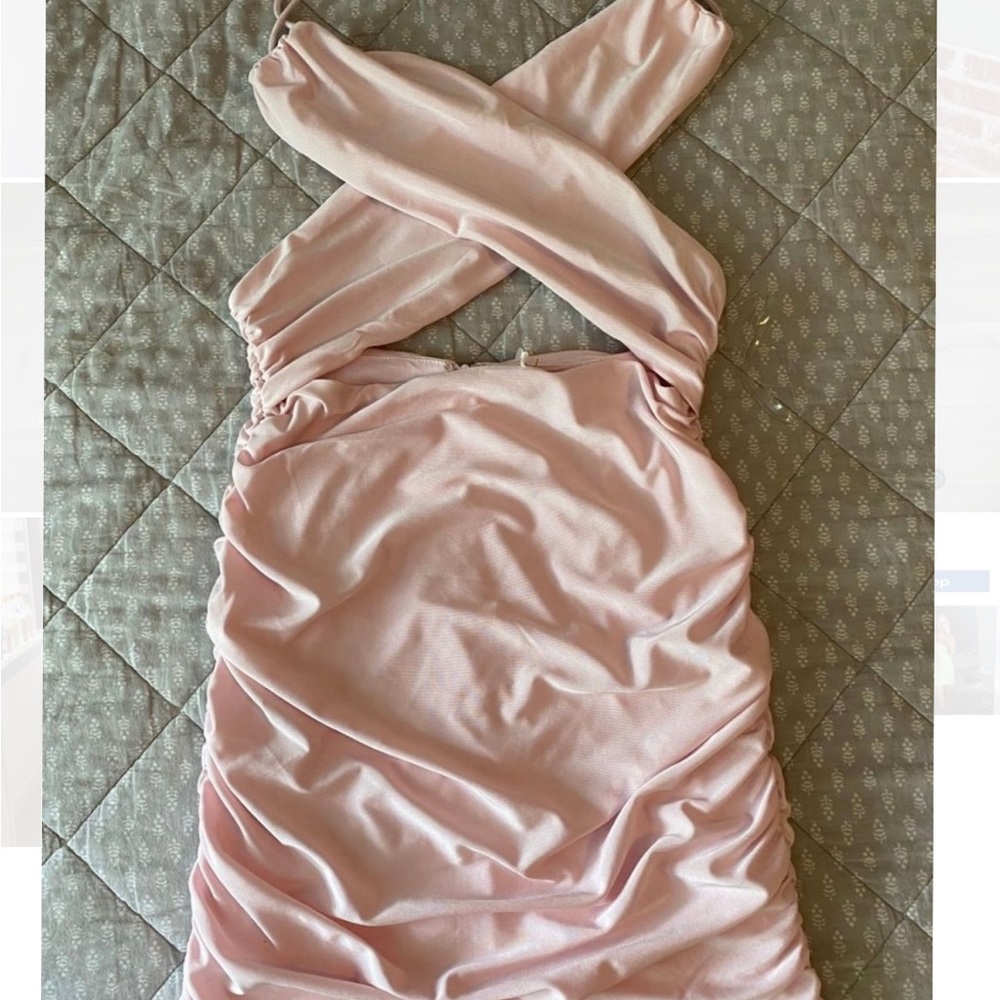 Blue Blush light pink dress